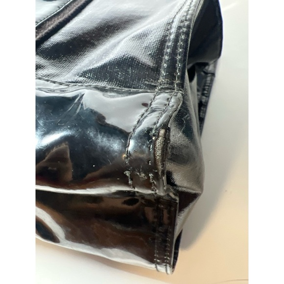 Tory Burch Black Patent Leather Tote - Picture 10 of 12